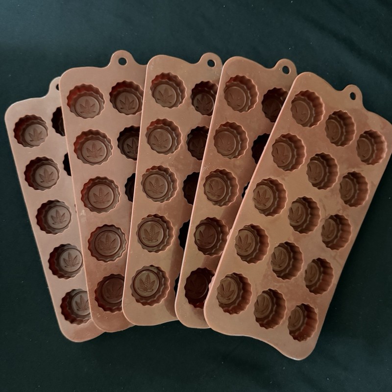 Trufflymade Silicon Mold Stamped For Edible Candies & Gummies. Set of 5. gallery