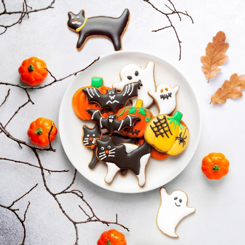 Halloween Cookie Cutters Set - 12 Pieces Stainless Steel Halloween Cookie Cutter gallery