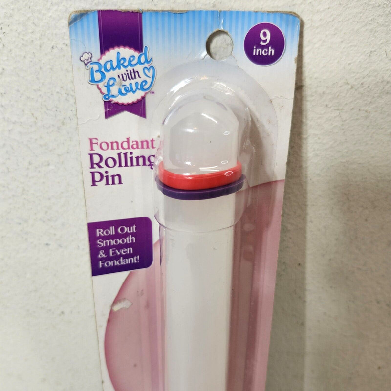 New Artskills Baked With Love 9" Fondant Rolling Pin gallery