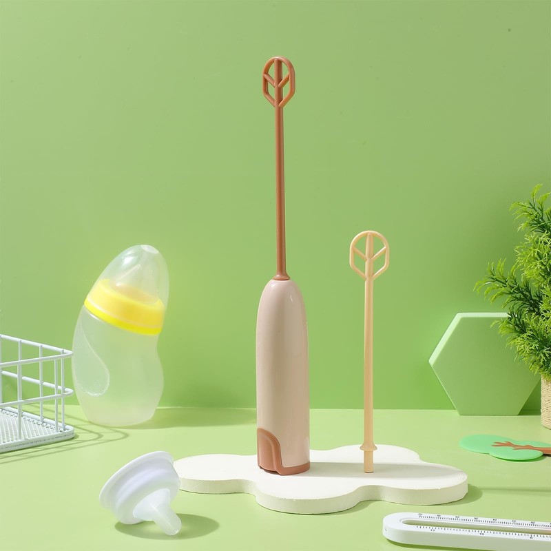 Handheld Electric Baby Formula Mixer with 2 Stirring Sticks, Portable Small D... gallery