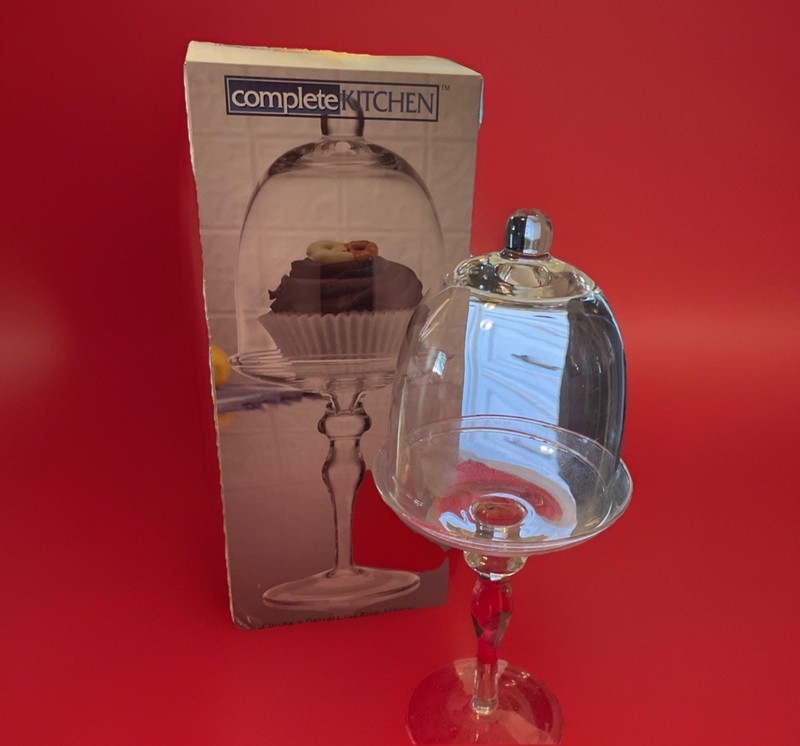 Cupcake Dessert Server Cloche 10.63”