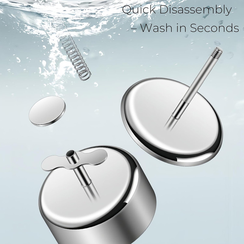 Polvoron Molder Filipino – 304 Stainless Steel Cookie Press with Spring Handle, gallery