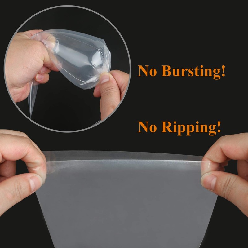 Extra Thick 100 Pack 18 Inch Disposable Piping Bag Pastry Icing Bag Cake Deco... gallery