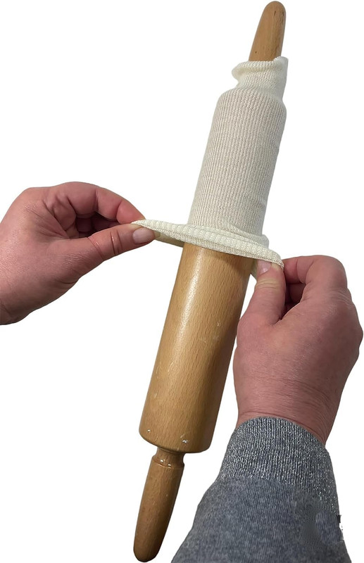Regency Wraps Rolling Pin Cover for Non-Stick Dough Rolling, 100% Cotton Absorbs