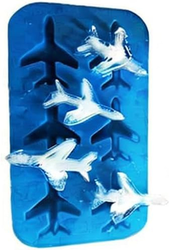 3D Airplane Ice Cube Trays, Plane Aircraft Silicone Chocolate Candy Mold Fondant gallery