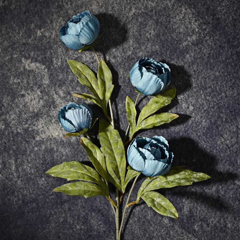 Waipfaru 6 Pcs Faux Peonies Artificial Flowers For Vase 27 Fake Silk Peonies gallery