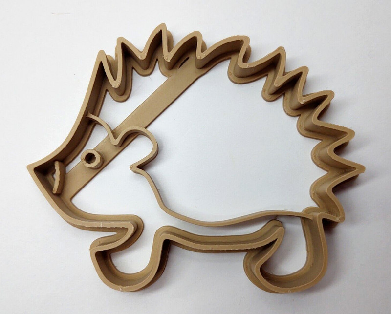 Porcupine Dough Cookie Cutter Outline 4″ NEW Great for Play Doh Clay & More
