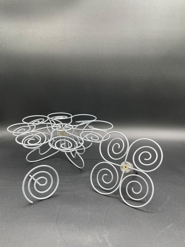 Wilton Metal Cupcake Stand, Spiral, Holds 12 Desserts, Stand Only, Vintage gallery