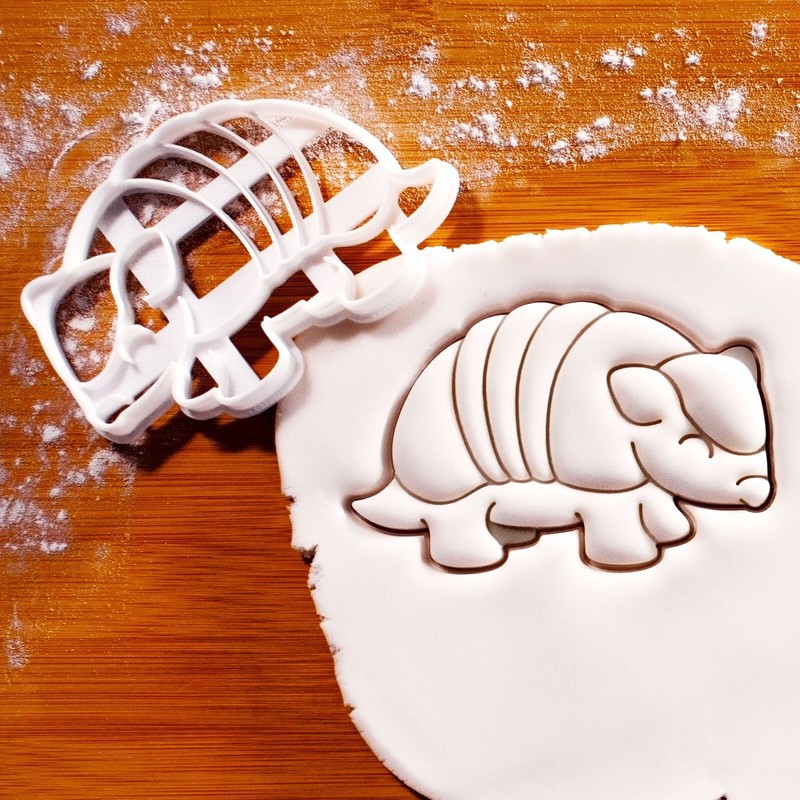 Cute Armadillo Cookie Cutters Set - wildlife animal safari Southwestern Texans gallery