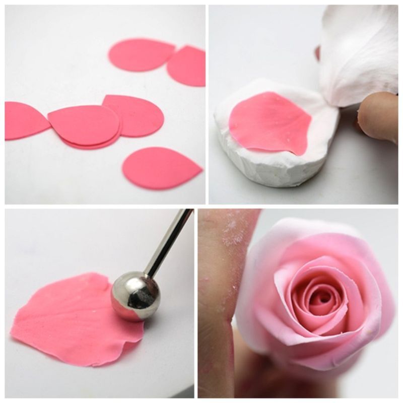 Peony Cutter & Veiner Cake Decorating Supplies Stainless Steel Cookie Cutter gallery