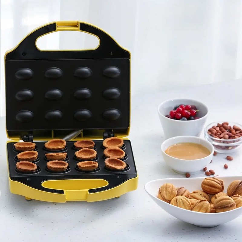 NUTS ELECTRIC MOLD MAKER 12 SWEET ORESHKI RUSSIAN ГОРІШНИЦЯ EU PLUG 750 W/220 V gallery