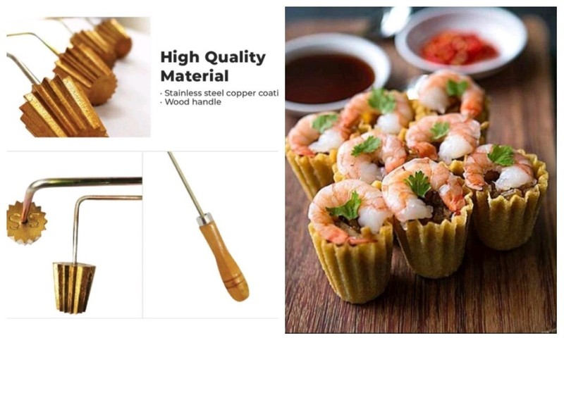 Malaysian Pie Tee Maker (Nyonya Top Hats Mold) Reusable