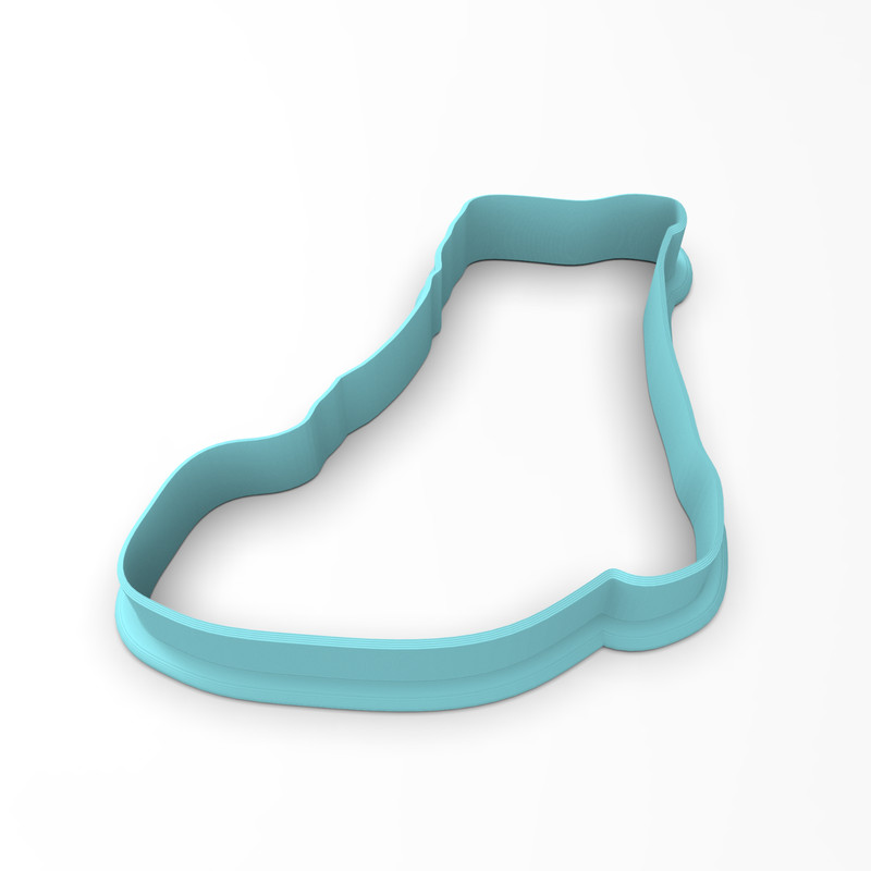 Work Boot Cookie Cutter & Stamp | Steel Toe Construction Blue Shoe Sole Working gallery