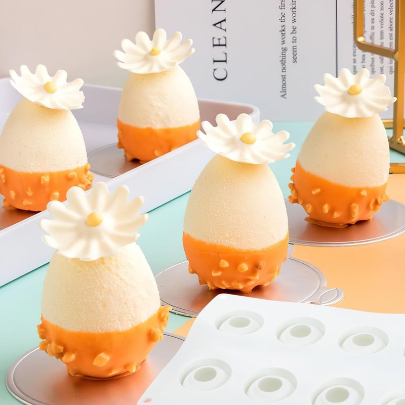 Easter Silicone Egg Molds 3D Egg Shaped Fondant Mold for Chocolate, DIY Bakin... gallery