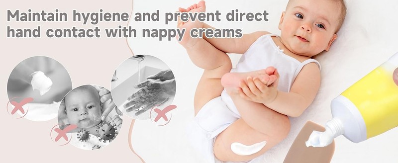 Baby Diaper Cre Spatula Applicator 3 Pa Butt Paste Spatula Soft gallery