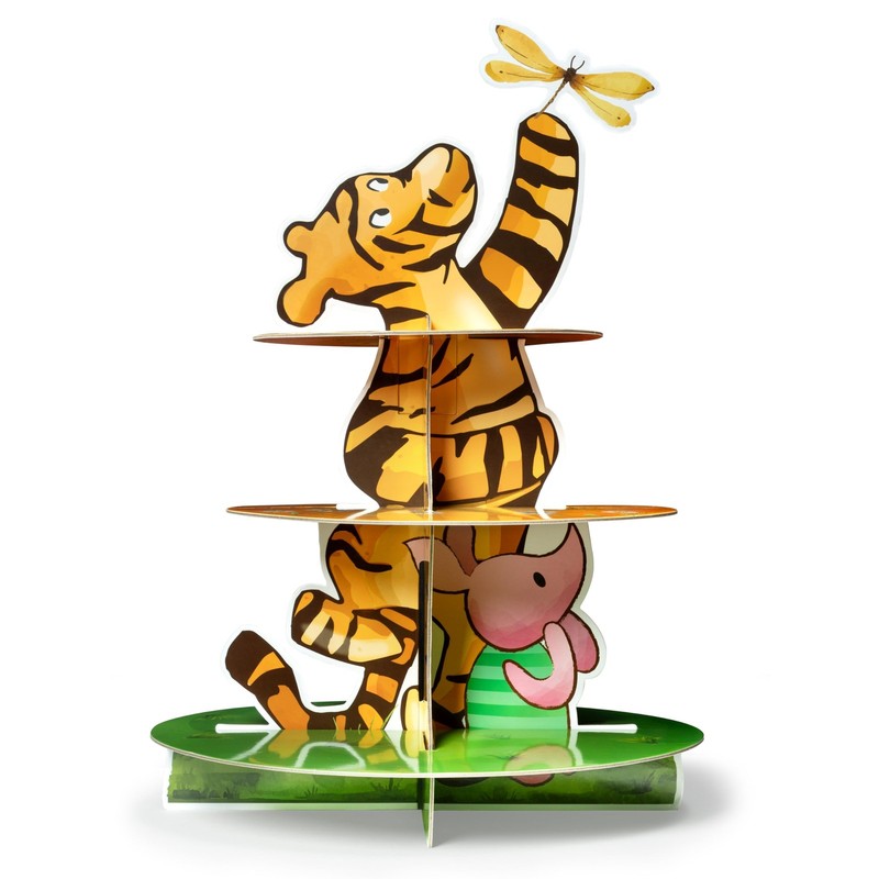Winnie Themed Cupcake Stand – 3 Tier Winnie Cupcake Stand Holder Cupcake Towe…