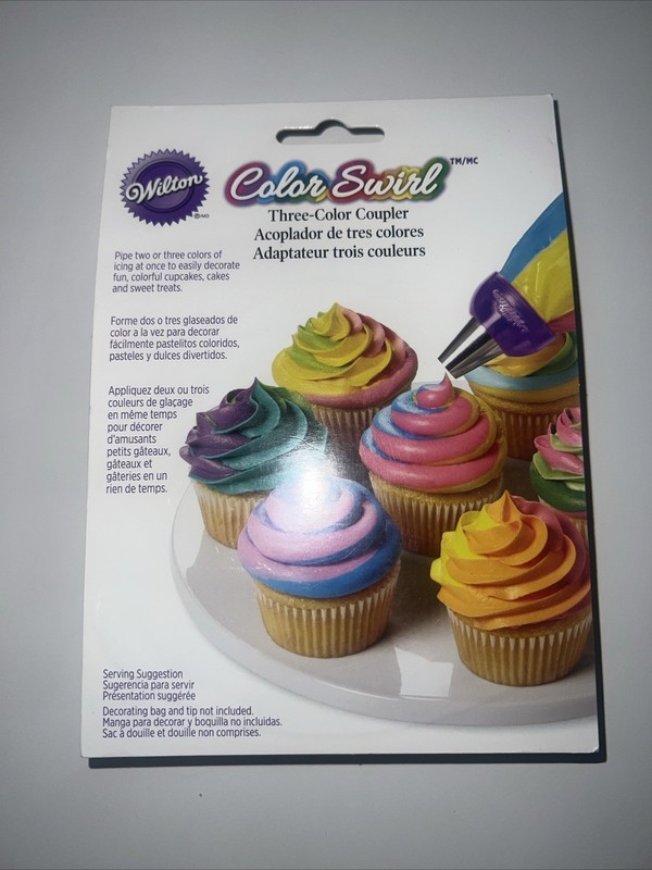 Wilton: COLORSWIRL THREE COLOR COUPLER 411-1992 Cupcakes Cakes Cookies 2014