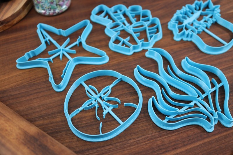 Seafloor Cookie Cutters - Sand Dollar, Seaweed, Starfish, Coral, Anemone gallery