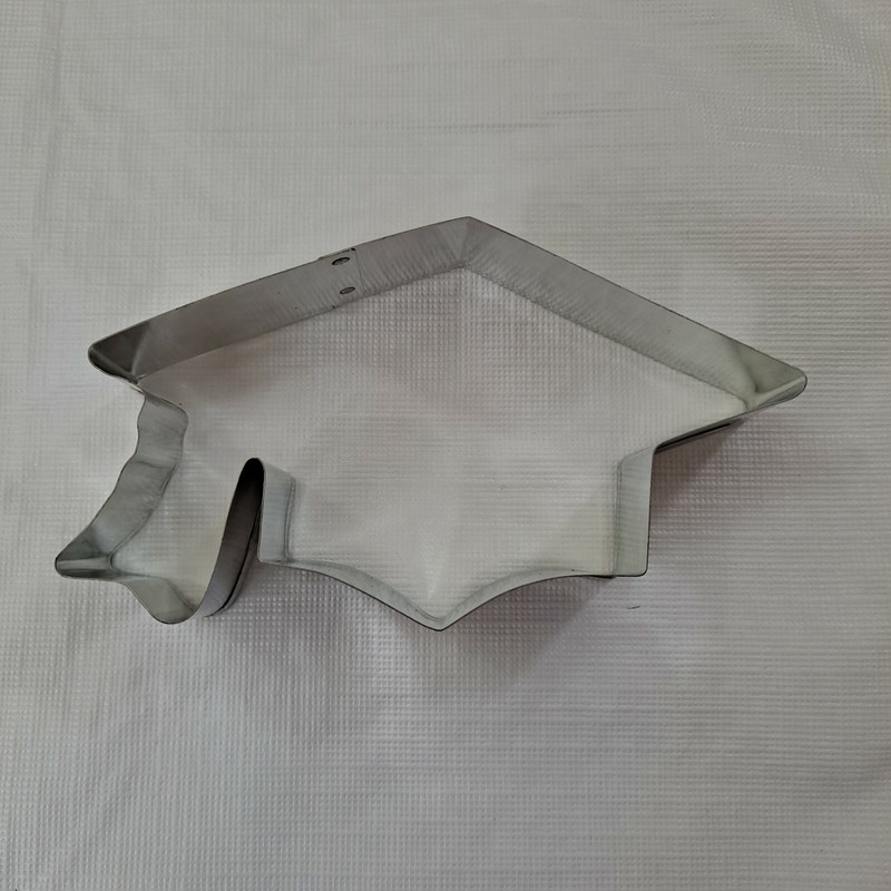Graduation Cap Cookie Cutter Metal Mortar Board Ann Clark 8070A gallery