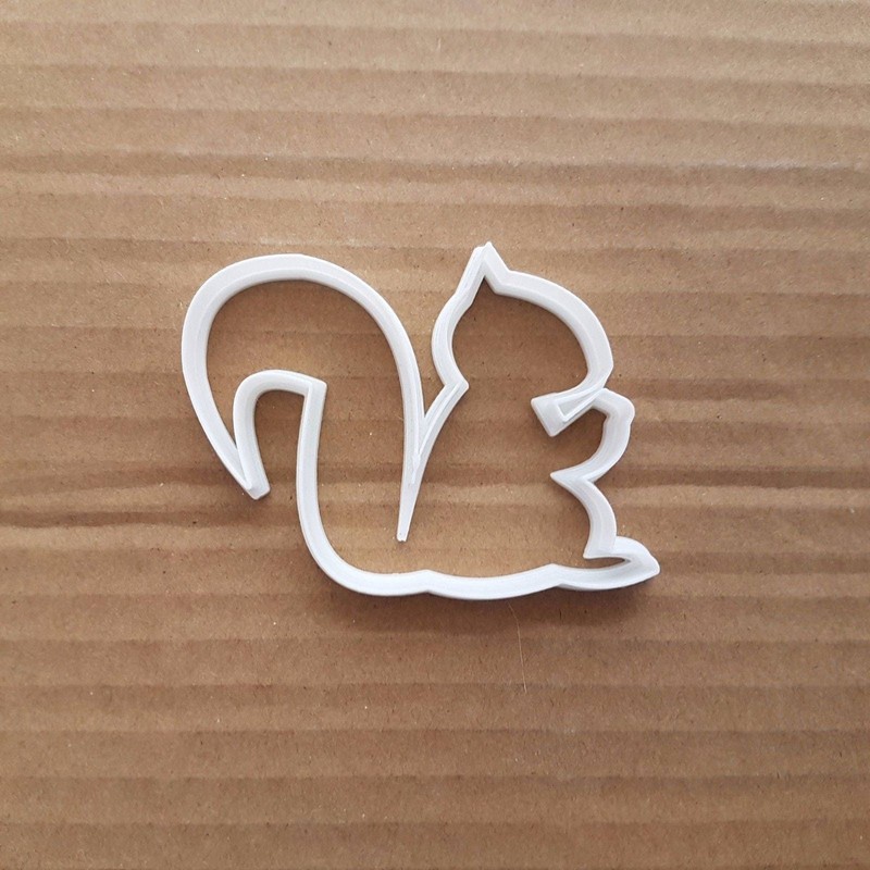 Squirrel Tree Chipmunk Shape Cookie Cutter Dough Biscuit Pastry Fondant Sharp gallery