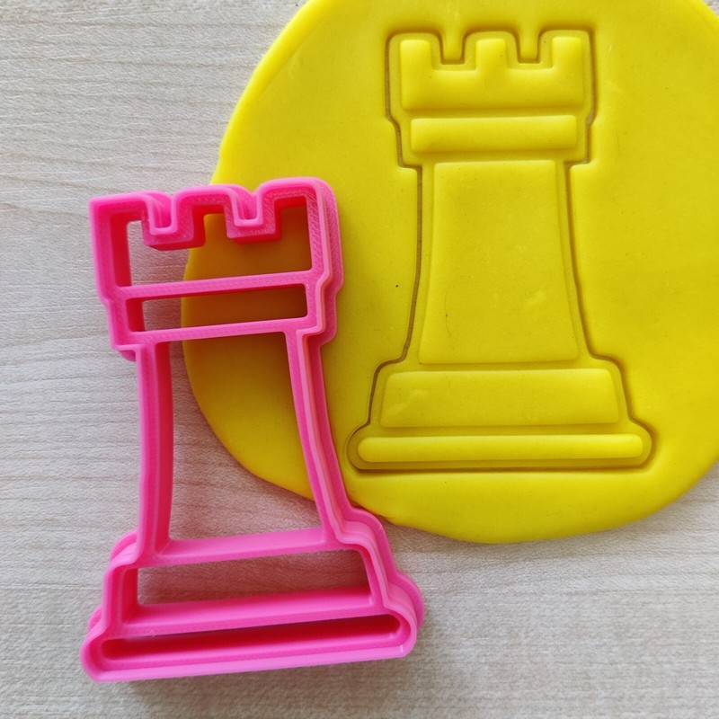 Chess Cookie Cutter Set, Chess game Piece Board Game Checkers Biscuit Fondant gallery