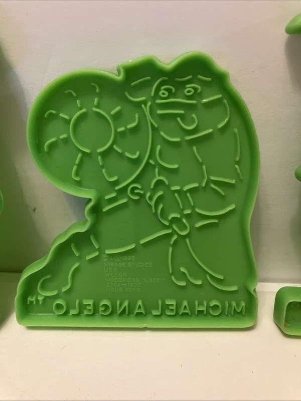 Wilton Teenage Mutant Ninja Turtles Cookie Cutters Vintage 1990 with Names gallery