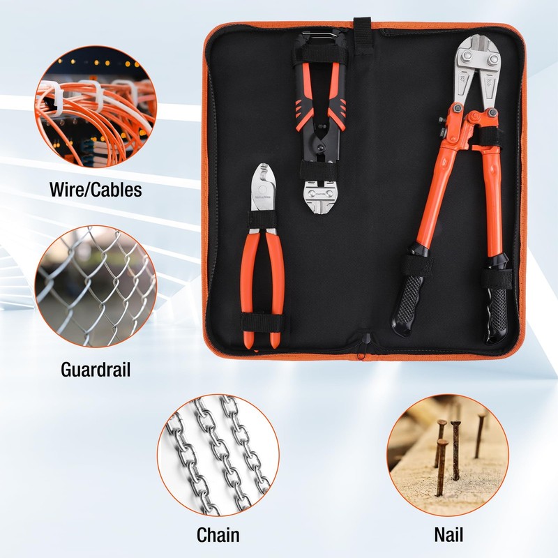 Valuemax Bolt Cutter Set 3-Piece Heavy Duty 14 And Mini 8 Cutters 8 Cable gallery