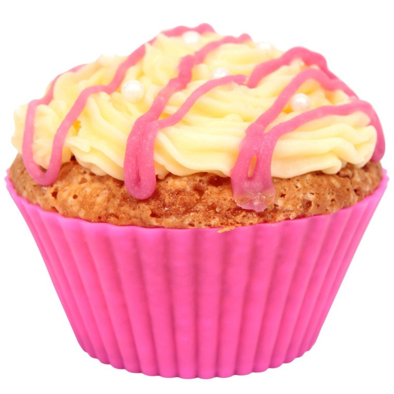 HUJI Confetti Festive Reusable Silicone Baking Cups Muffin Cupcake Liners Molds gallery