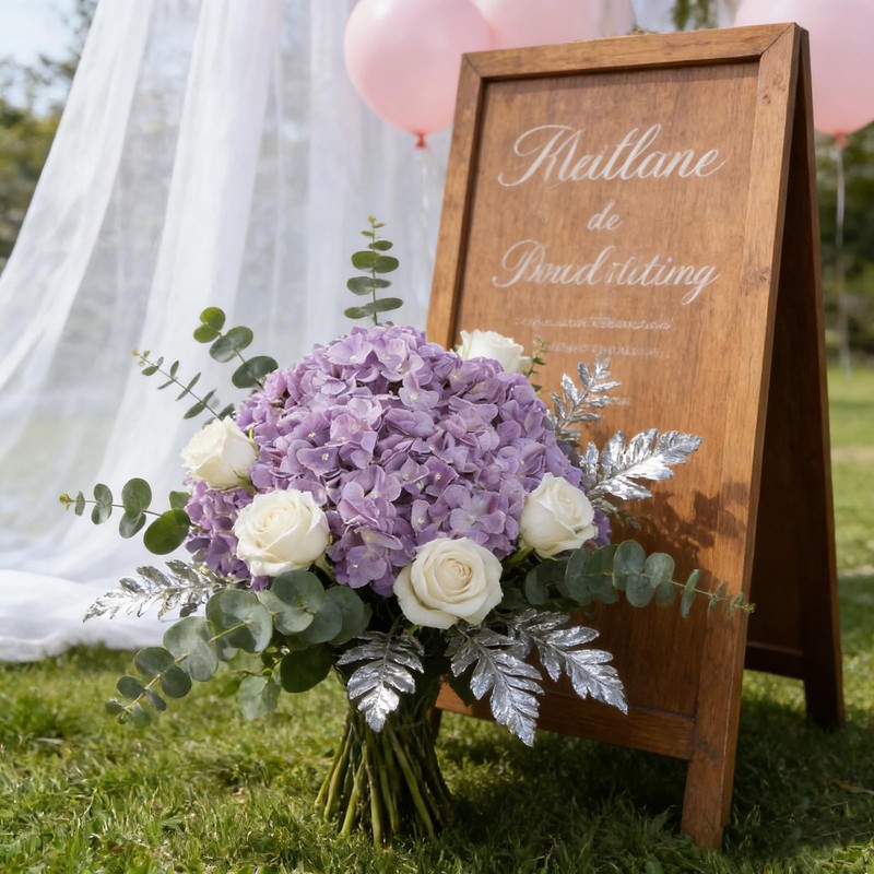 Kimura'S Cabin Kimuras Cabin 2Bouquets Fake Hydrangea Flowers Vintage gallery