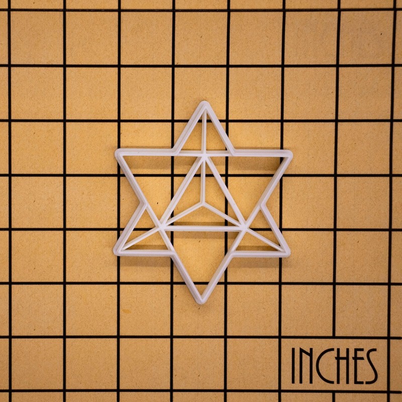 Star Tetrahedron Cookie Cutter - Merkaba sacred geometry spiritual meditation gallery