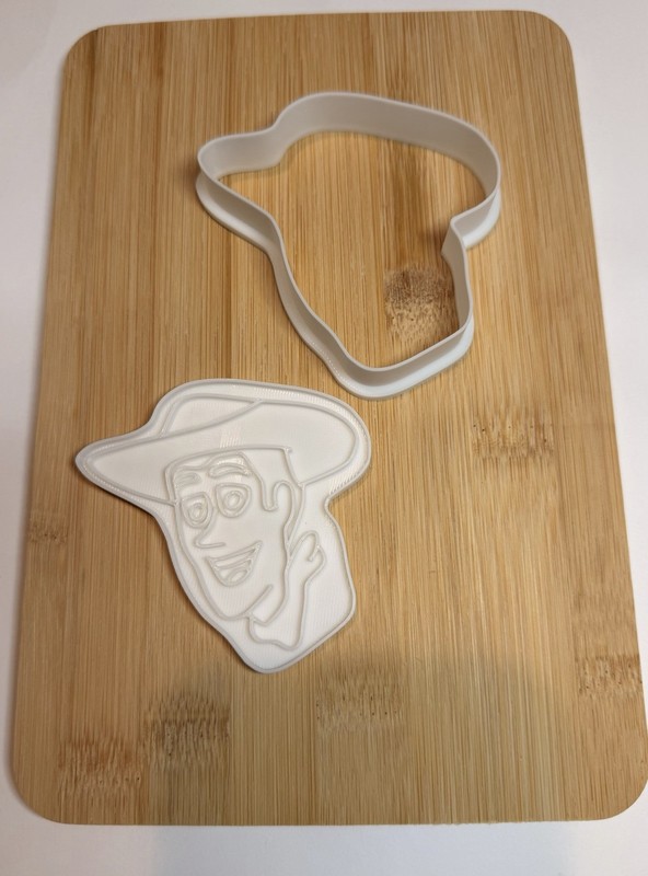 Toy Story cookie cutter (Woody 3D) 2 pieces (3 inches)