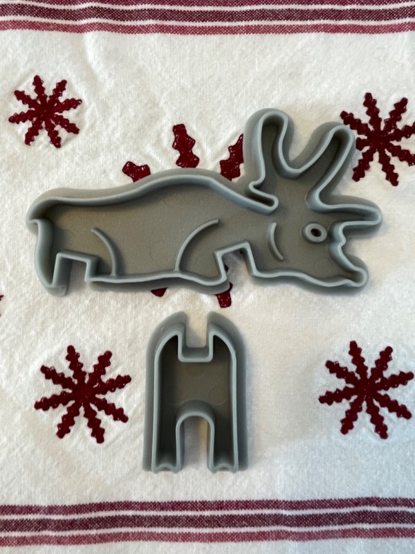 Nordic Ware Christmas 3D Stand Up Cookie Cutters Original Box 6 Shapes gallery