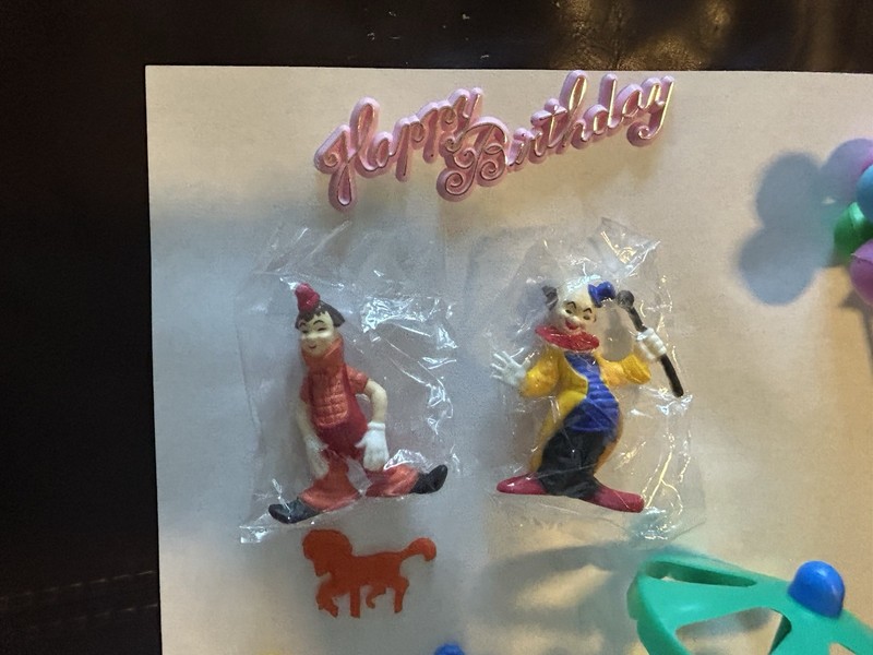 Vintage Carousel, Clowns And Balloons Cake Toppers gallery