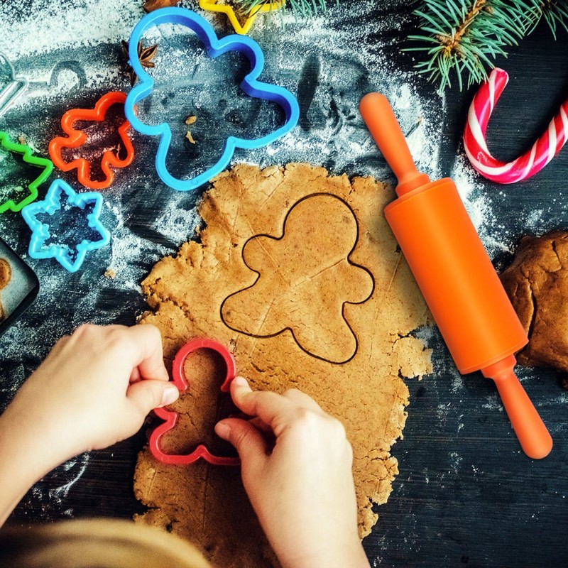 Childs Rolling Pin Abs Assorted Color For Classroom Activity 3Pcs gallery
