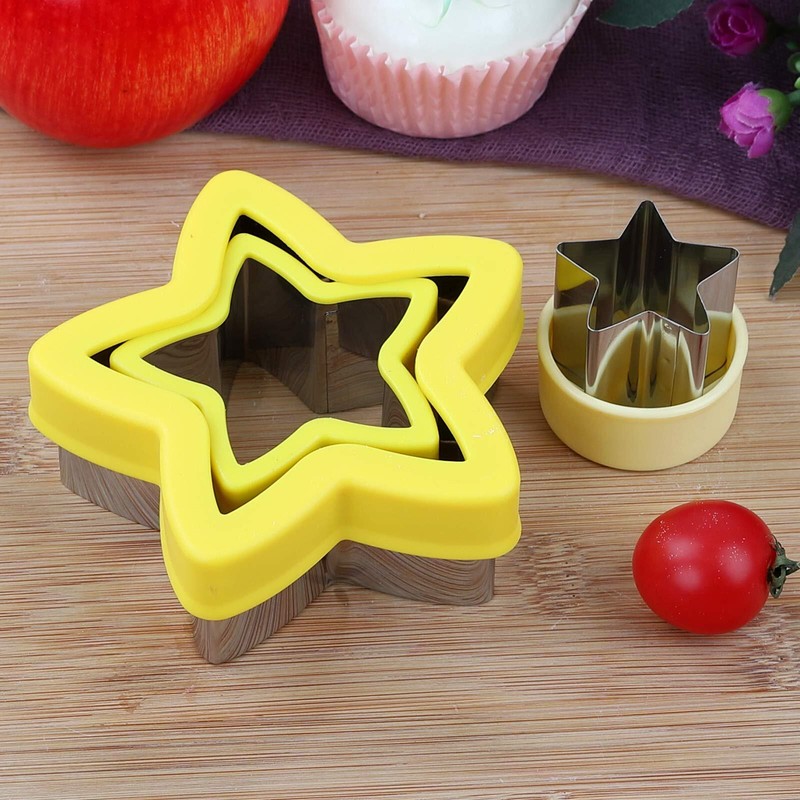 Star Cookie Cutters Stainless Steel Star Shapes Baking Vegetable Shape Cutters M gallery