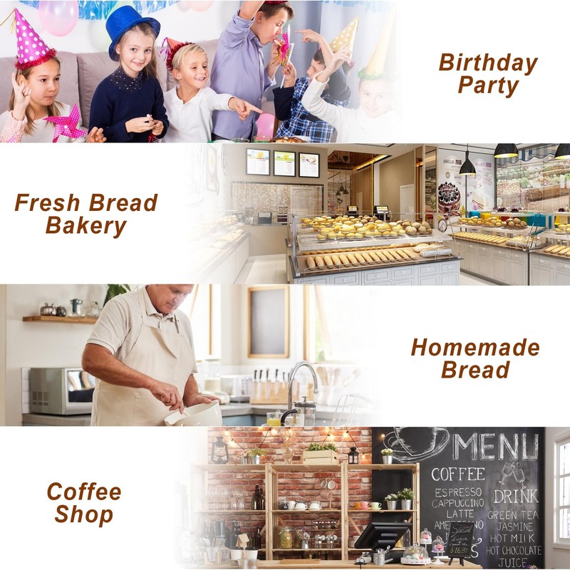 Paper Bread Bags 25PCS, Sourdough Bread Bags for Homemade Bread, Large Bakery gallery