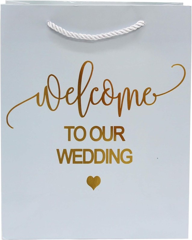 Wedding To Our Welcome Bags (set of 12)