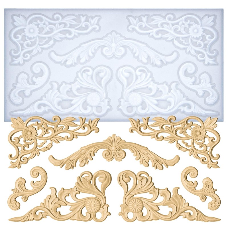Rococo Craft Mold For Cake Decorating Soap Making And Diy Projects