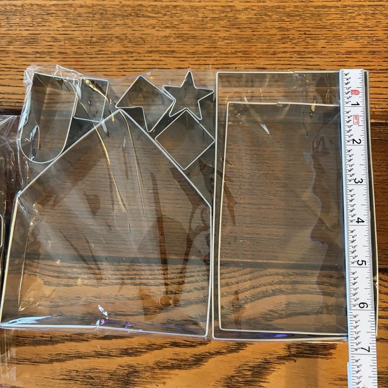 Chicago Metallic Gingerbread House Cookie Cutter Set 16 Piece 3D Snowman Deer gallery