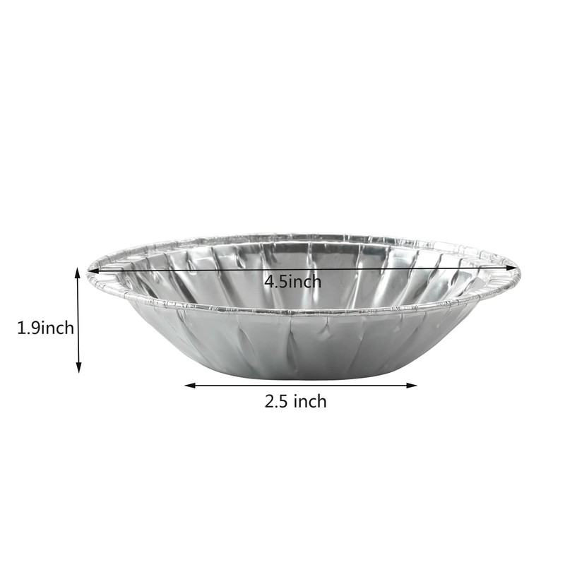 Waytiffer 50 Pack - Pie Pans 4 inch,Mini Tins 50Pack(4inch), Silver gallery