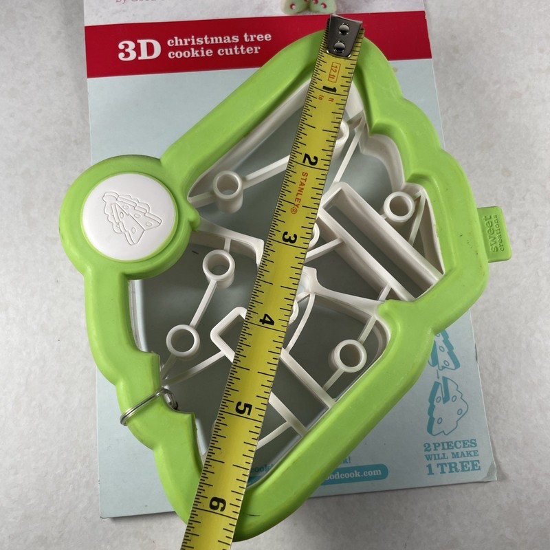 Good Cook Sweet Creations 3D Christmas Tree Cookie Cutter 6"x5" 2 Pcs Make Tree gallery