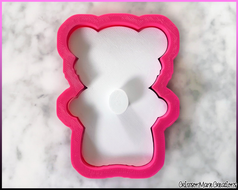 Teddy Bear Cookie Cutter, Valentine's Day Heart, Baking Supplies Fondant Tool gallery