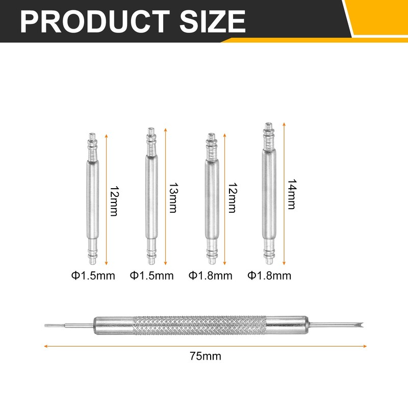 For 16pcs watch spring beads 12/12/13/14mm with removal tool gallery