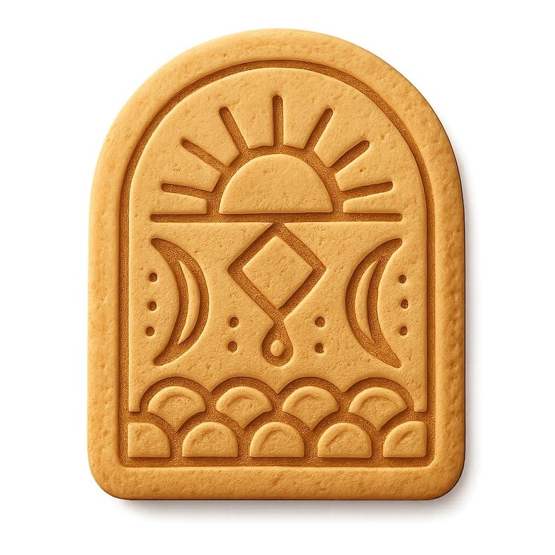 Boho Luxe Cookie Cutter & Stamp, Fondant & Clay – 4×3.5