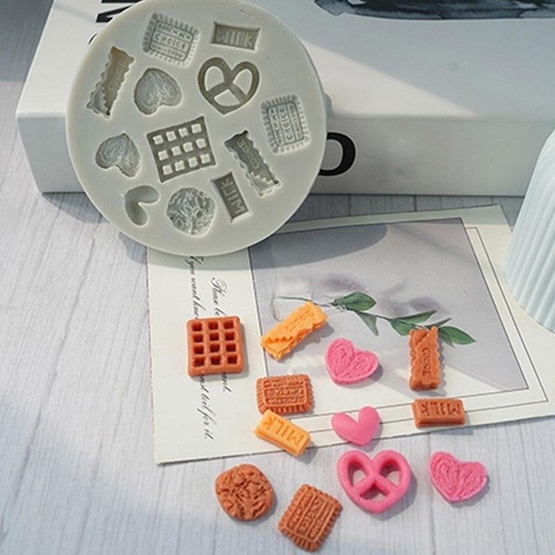 12 Cavities Silicone Cookie Molds for Cookie Biscuit Candy Silicone Fondant Mold gallery