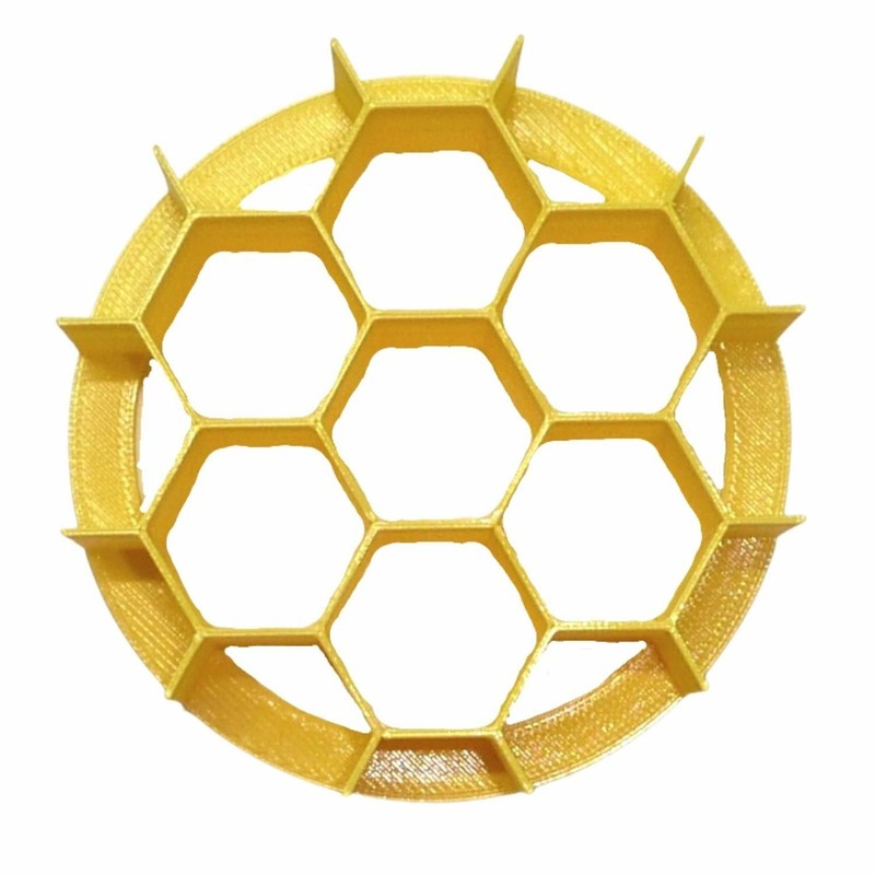 HONEYCOMB DESIGN PATTERN CONCHA CUTTER MEXICAN SWEET BREAD STAMP MADE USA PR4626