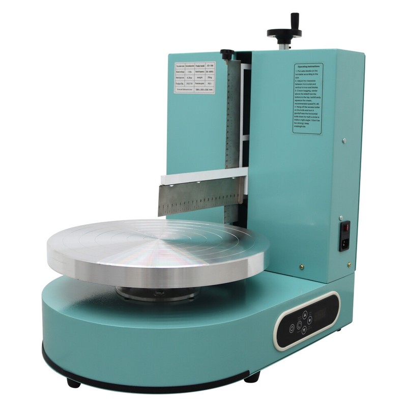 6-14'' Cake Decorating Coating Machine Cream Spreading Automatic Turntable 110V gallery