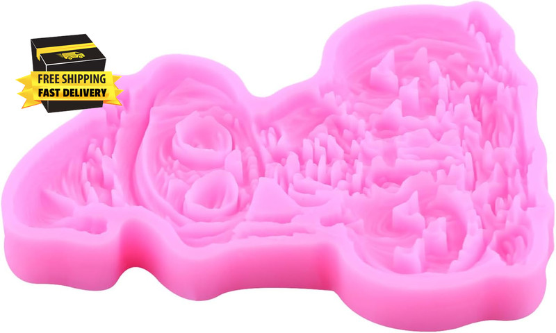 Halloween Silicone Molds Halloween Skull Pumpkin Fondant Mold for Cake Decoratio gallery