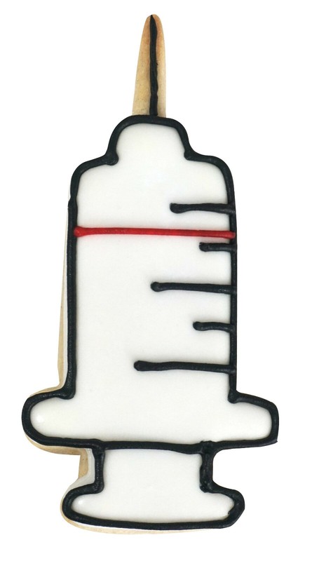 4⅜" Syringe Needle Cookie Cutter Doctor Nurse Medical Hospital Shot Vaccine gallery