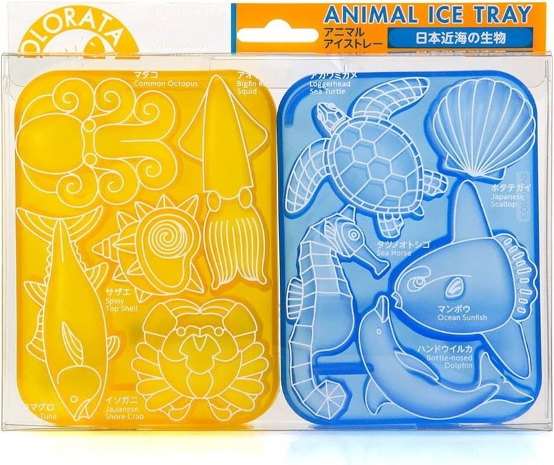 Creatures of Sea near Japan Silicon Ice Tray Chocolate Mold Microwave Safe